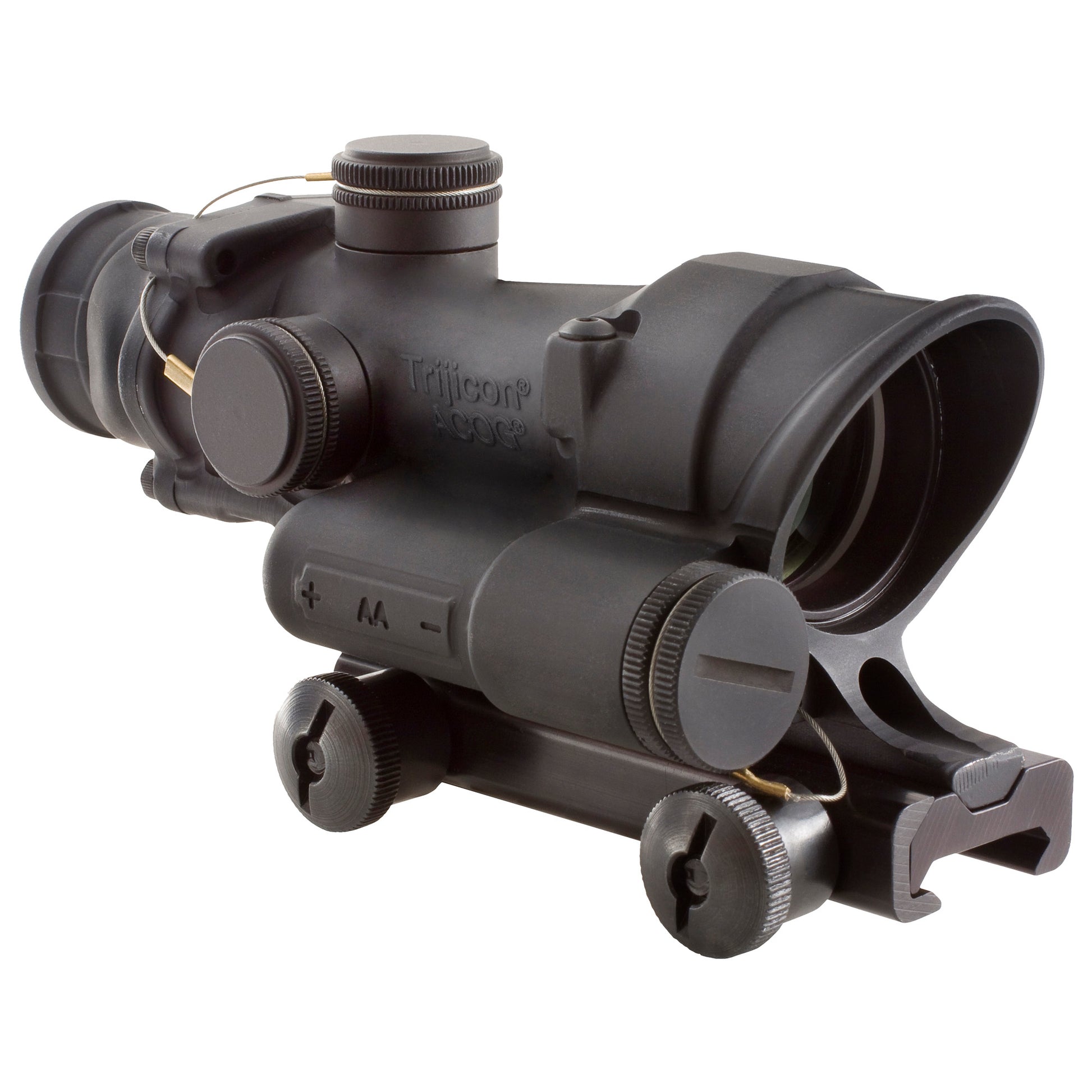 Trijicon ACOG 4x32 LED Rifle Scope with Red Crosshair for .223 Caliber, Black