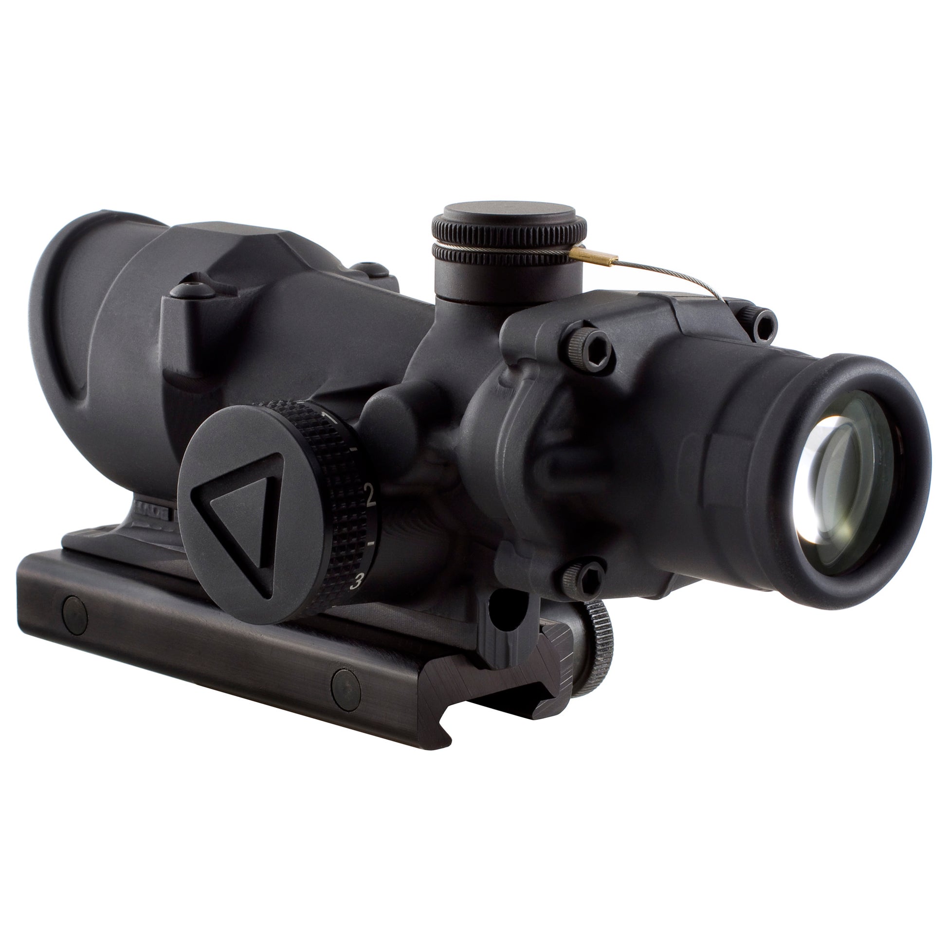 Trijicon ACOG 4x32 LED Rifle Scope with Red Crosshair for .223 Caliber, Black