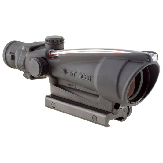 Trijicon ACOG 3.5X35 Red Chevron .308 Rifle Scope * Durable Fixed Power Optic with Illuminated Reticle