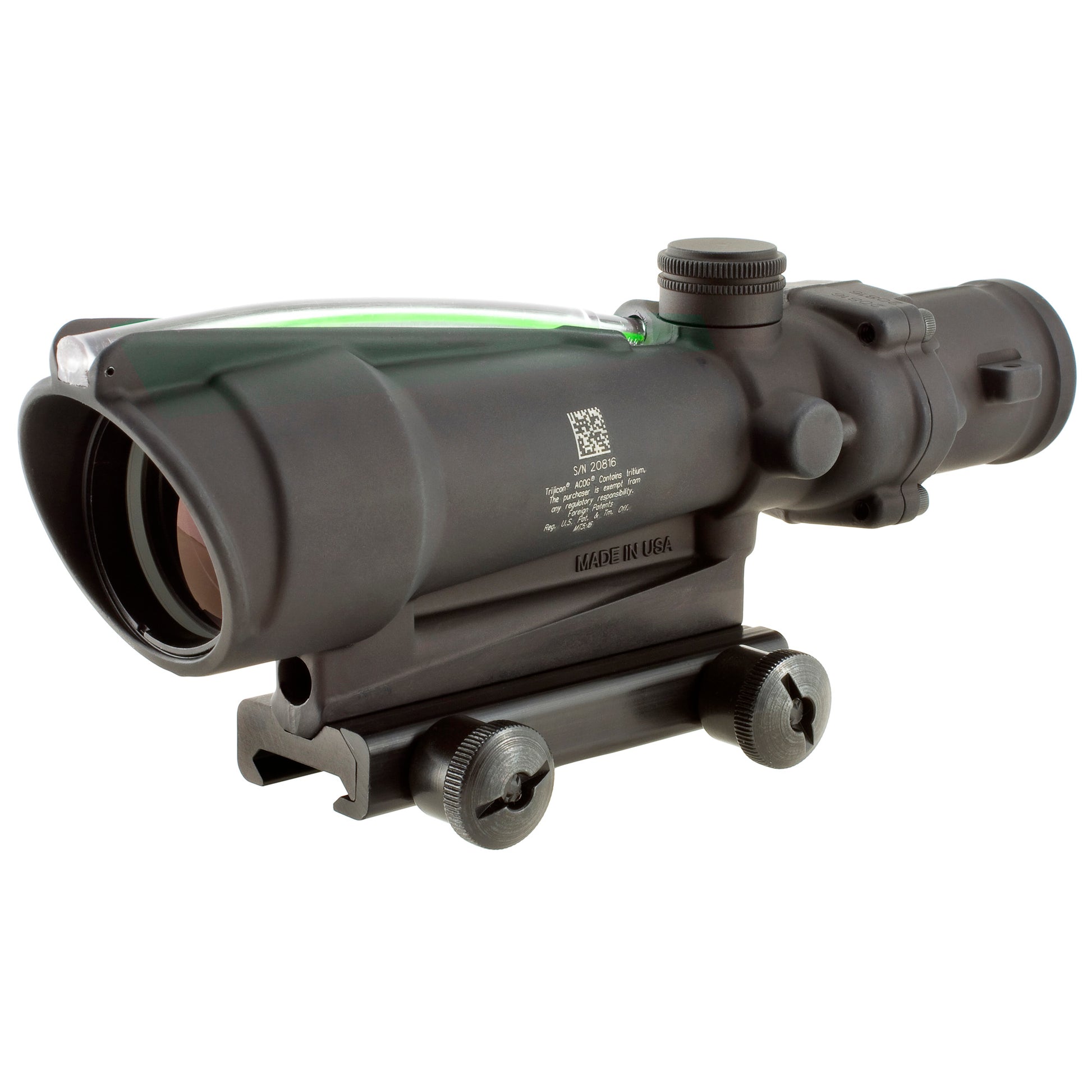 Trijicon ACOG 3.5X35 Rifle Scope with Green Horseshoe .223 Reticle