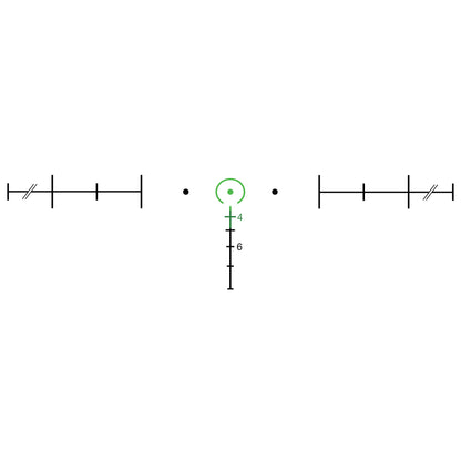 Trijicon ACOG 4x32 Green Horseshoe BAC Rifle Scope with Flattop Adapter