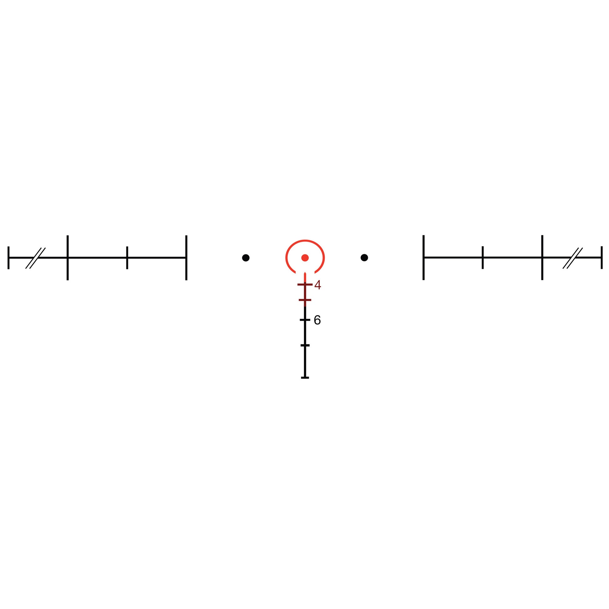 Trijicon ACOG 4x32 Rifle Scope with Red Horseshoe .223 Reticle