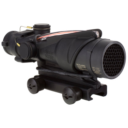 Trijicon ACOG RCO 4x32 Red Chevron Rifle Scope for M16A4 * Durable 32mm Fixed Power Optic with Illuminated Reticle