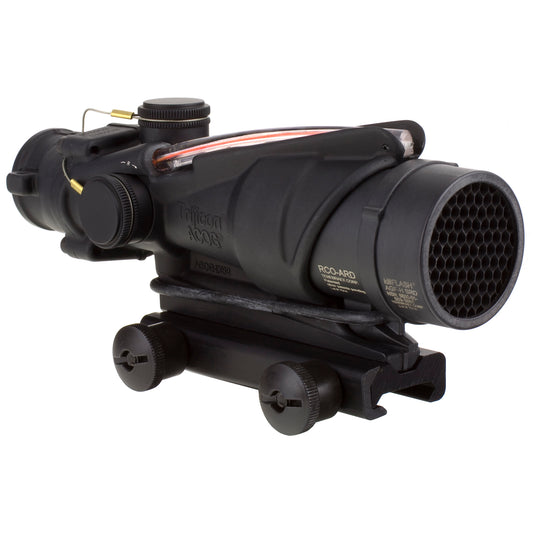 Trijicon ACOG RCO 4x32 Red Chevron Rifle Scope for M16A4 * Durable 32mm Fixed Power Optic with Illuminated Reticle