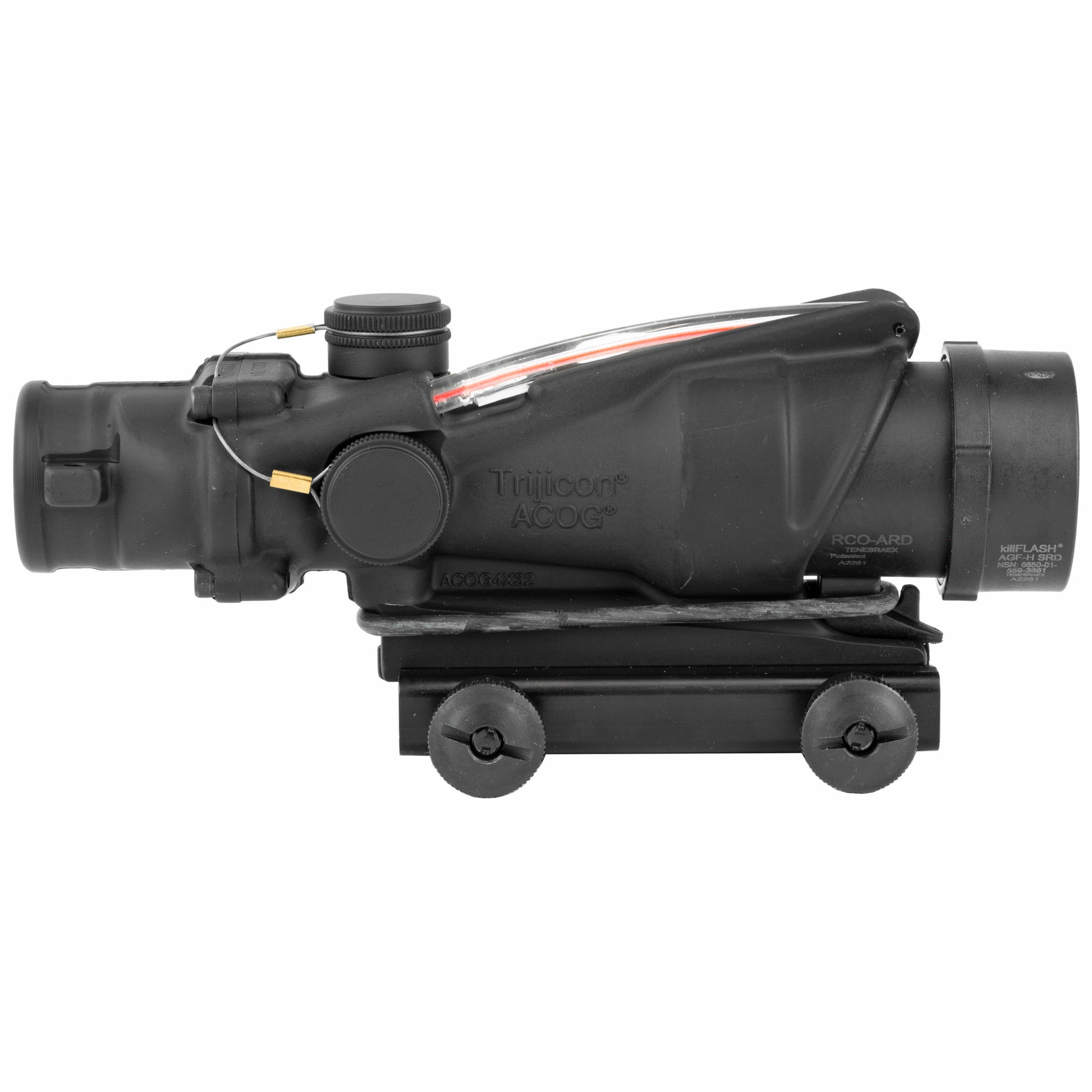 Trijicon ACOG RCO 4x32 Red Chevron Rifle Scope for M4 - Durable Compact Optic