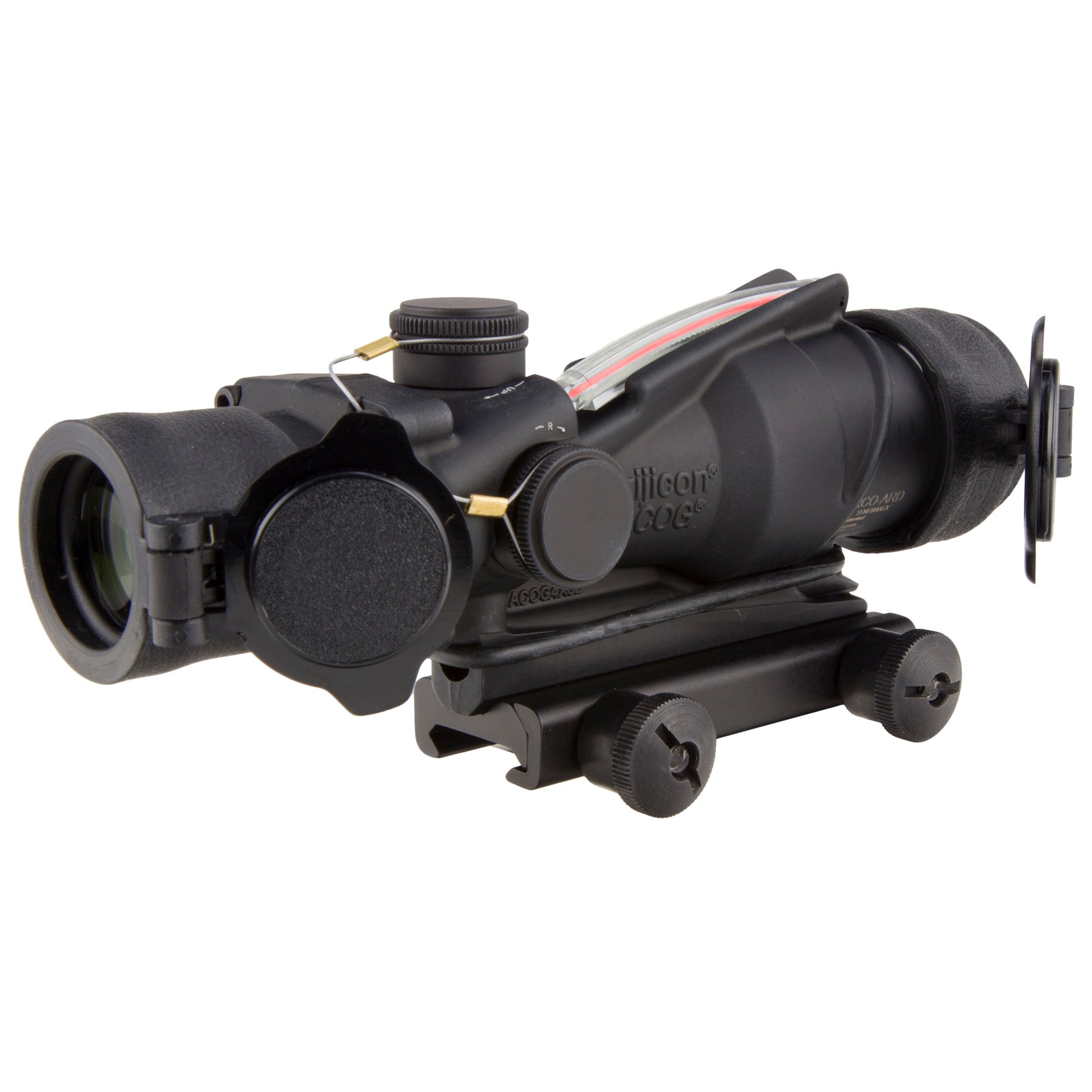 Trijicon ACOG RCO 4x32 Rifle Scope with Red Chevron Reticle * Durable Compact Optic for Tactical and Hunting Use