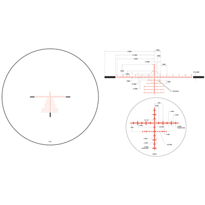 Trijicon Tenmile 4.5-30x56 FFP MRAD Rifle Scope * Precision Long-Range Optic with Red/Green Reticle