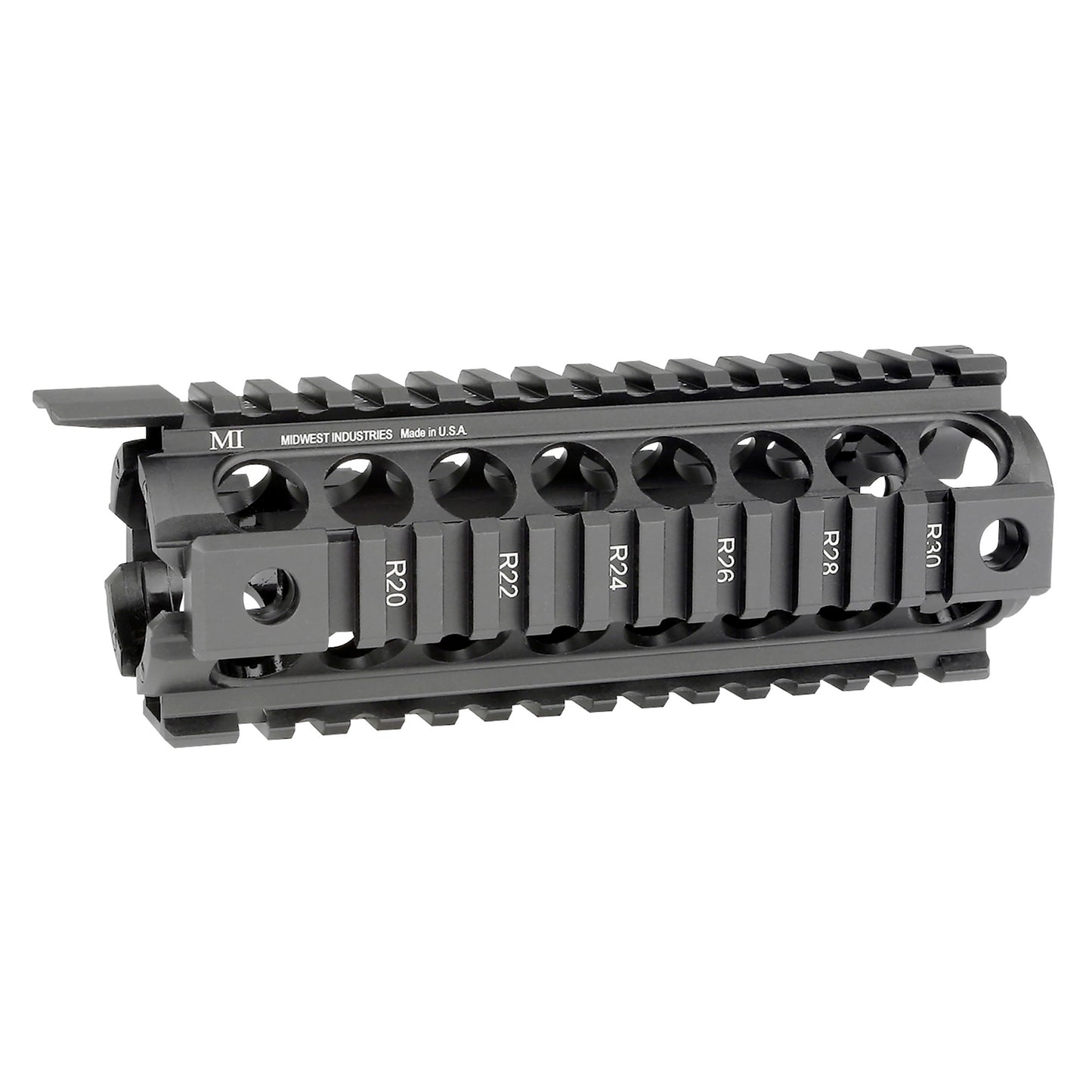Midwest Industries G2 Two Piece Carbine Length Drop-In Handguard * Black