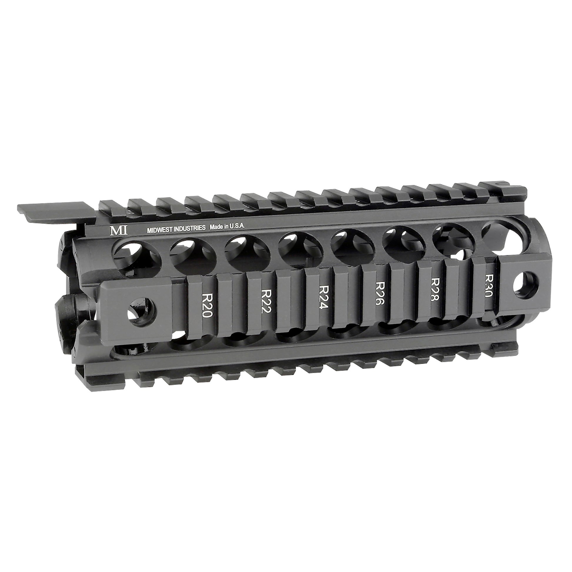 Midwest Industries G2 Two Piece Carbine Length Drop-In Handguard * Black