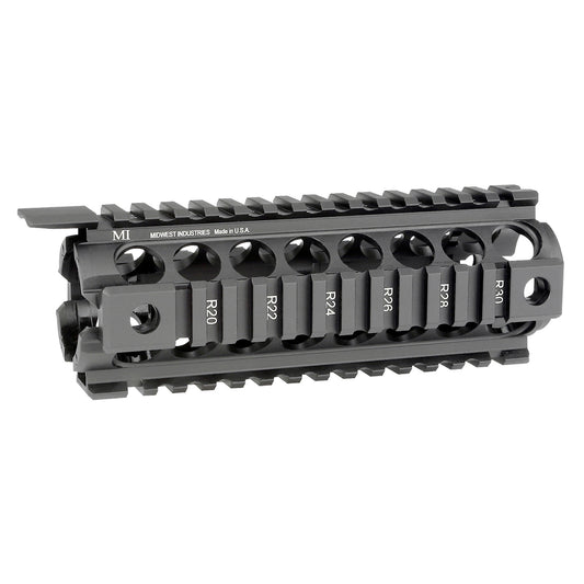 Midwest Industries G2 Two Piece Carbine Length Drop-In Handguard * Black