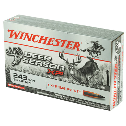 Winchester Ammunition Deer Season XP .243 Winchester 95 Grain Polymer Tip Ammunition - 20 Rounds