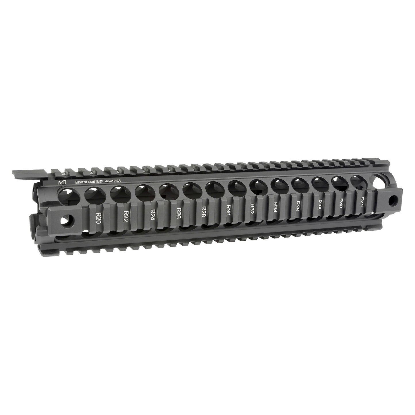Midwest Industries G2 Two-Piece Drop-In Handguard for Rifle Length AR-15 * Black