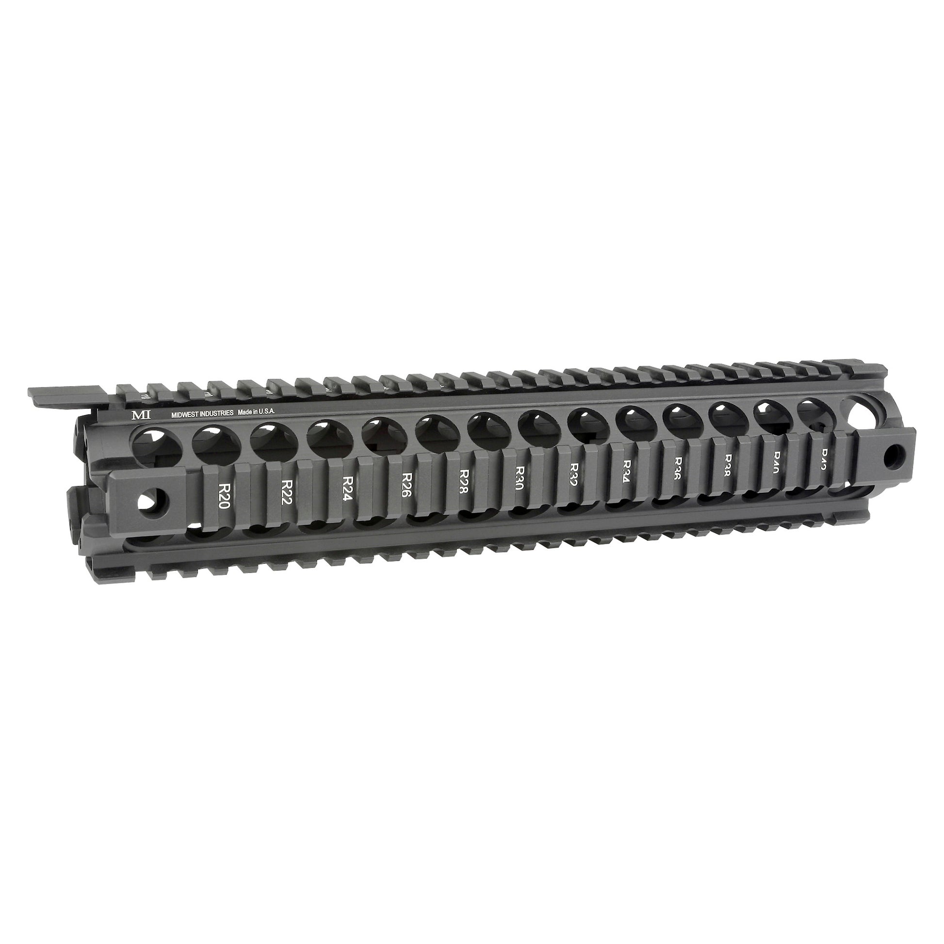Midwest Industries G2 Two-Piece Drop-In Handguard for Rifle Length AR-15 * Black