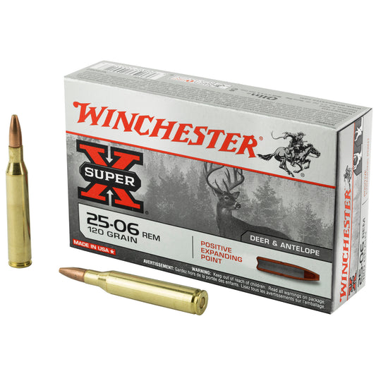Winchester Ammunition Super-X 25-06 Remington 120-Grain Positive Expanding Point Rifle Ammunition * 20 Rounds