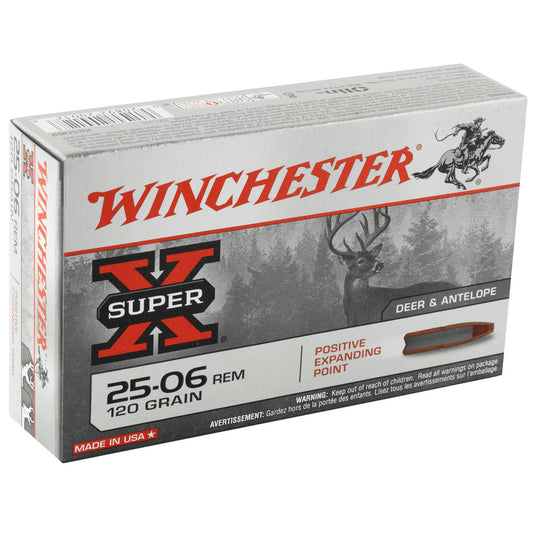 Winchester Ammunition Super-X 25-06 Remington 120-Grain Positive Expanding Point Rifle Ammunition * 20 Rounds