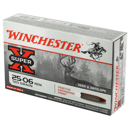 Winchester Ammunition Super-X 25-06 Remington 120-Grain Positive Expanding Point Rifle Ammunition * 20 Rounds
