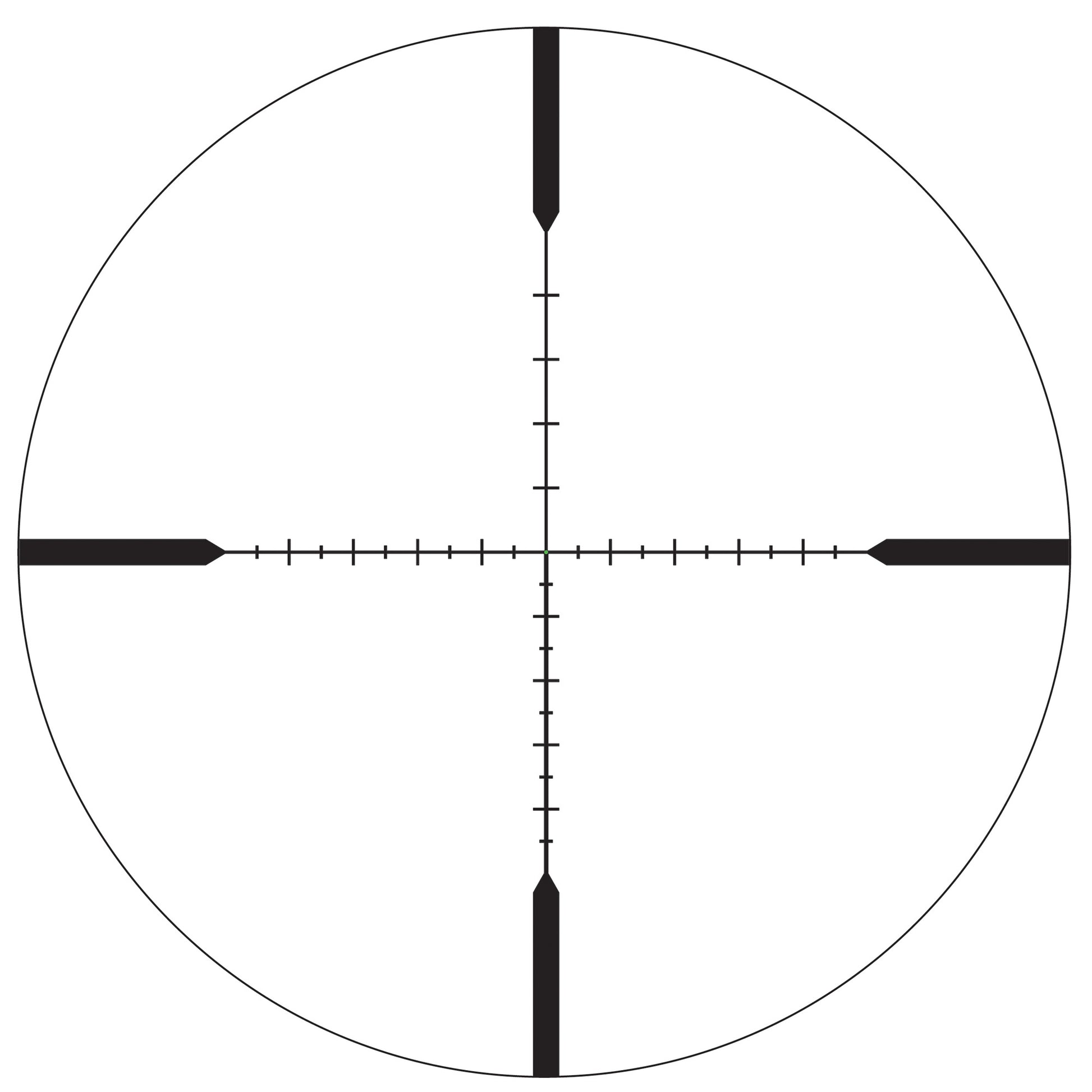 Trijicon Tenmile 6-24x50 Long-Range Riflescope with Green LED Dot MRAD Ranging Reticle