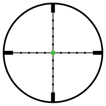 Trijicon AccuPoint 3-9x40 Rifle Scope with MIL-Dot Crosshair and Green Dot Illuminated Reticle