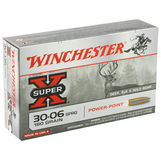 Winchester Ammunition Super-X Power Point 30-06 Springfield 180 Grain | 20 Rounds Per Box