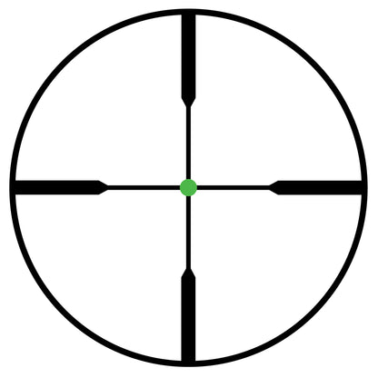 Trijicon AccuPoint 2.5-10x56 Rifle Scope with Duplex Green Dot Reticle