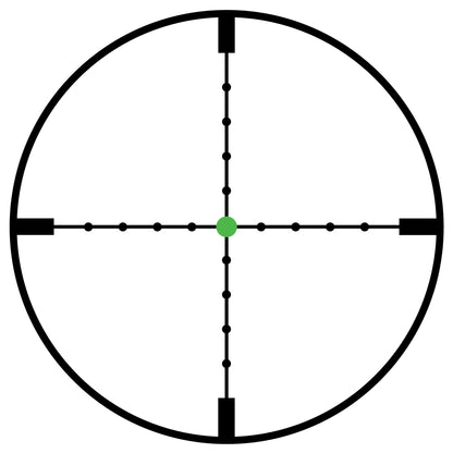 Trijicon AccuPoint 2.5-10x56 Rifle Scope with MIL-Dot Crosshair and Green Dot - Black