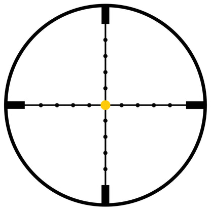 Trijicon AccuPoint 2.5-10x56 Rifle Scope with MIL-Dot Amber Dot Reticle
