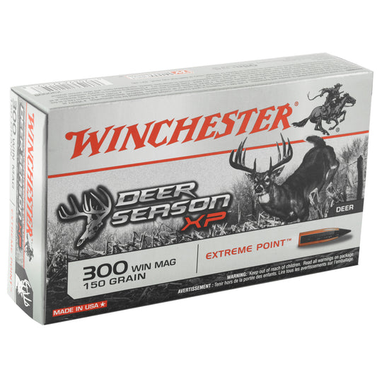 Winchester Ammunition Deer Season XP 150 Grain Polymer Tip for 300 Winchester Magnum