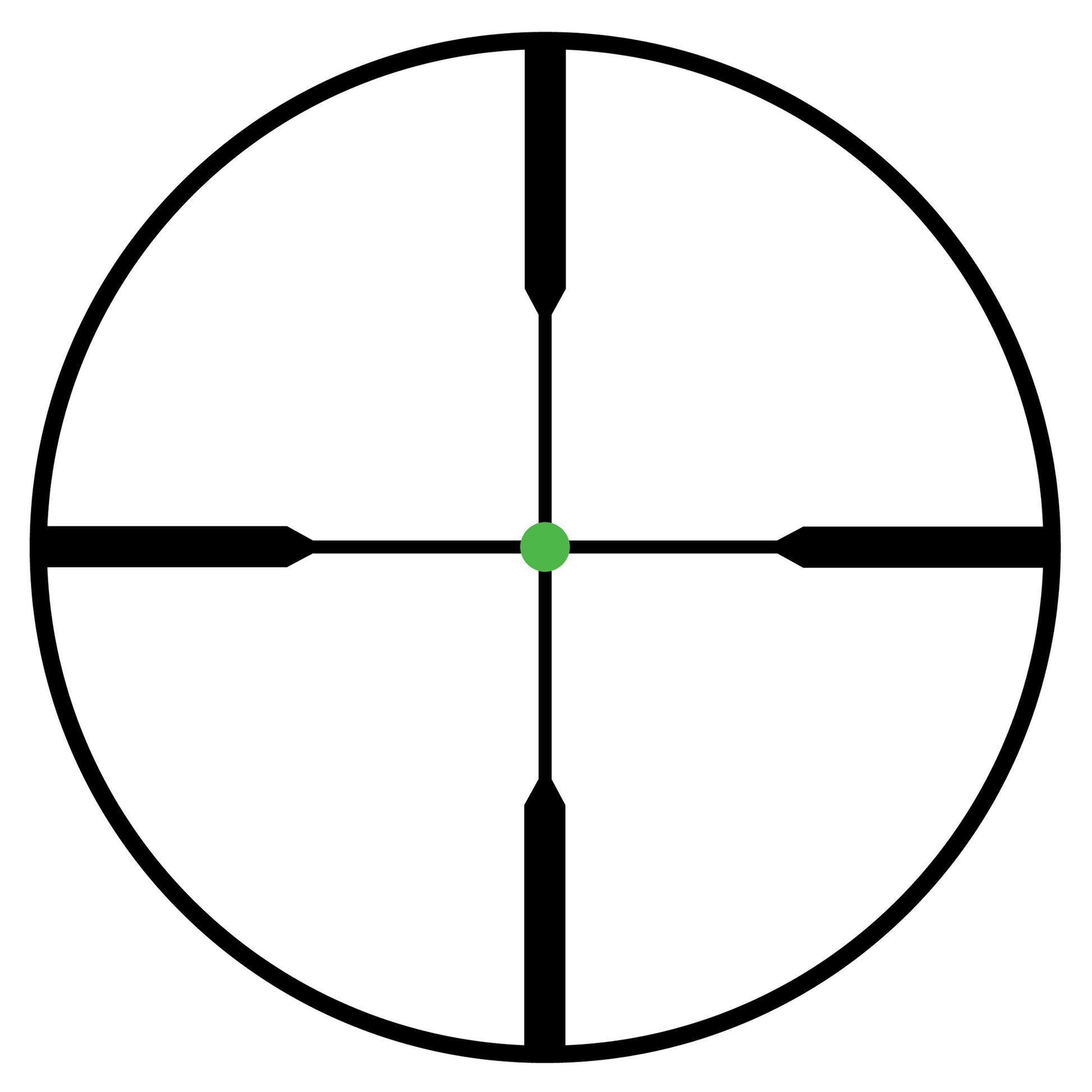 Trijicon AccuPoint 5-20x50 Rifle Scope with Duplex Green Dot Reticle