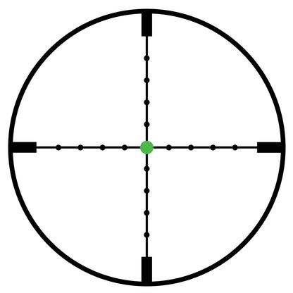 Trijicon AccuPoint 5-20x50mm Rifle Scope with MIL-Dot Crosshair and Green Dot - Black