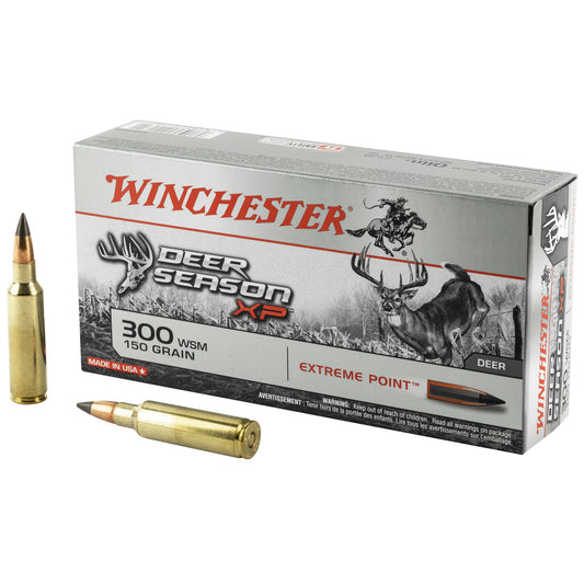 Winchester Ammunition Deer Season XP 150 Grain 300 Winchester Short Magnum Polymer Tip - 20 Rounds