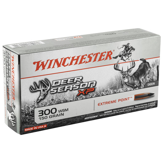 Winchester Ammunition Deer Season XP 150 Grain 300 Winchester Short Magnum Polymer Tip - 20 Rounds