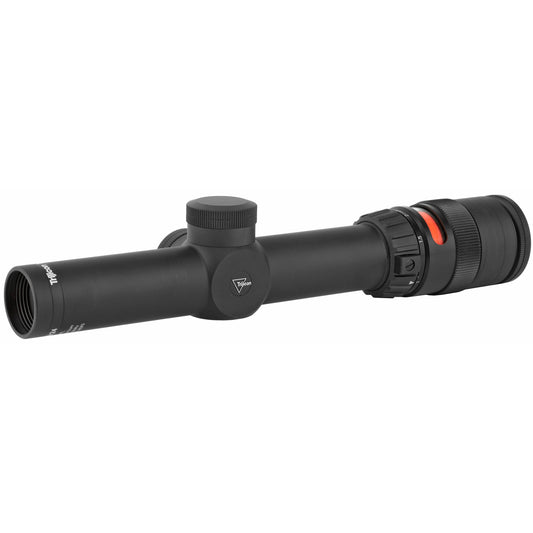 Trijicon AccuPoint 1-4x24 Red Triangle Post Rifle Scope with 30mm Tube