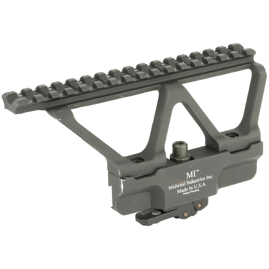 Midwest Industries Gen 2 AK Scope Mount - Side Rail Mount for AK Rifles, Black (Model MI-AKSMG2-R)