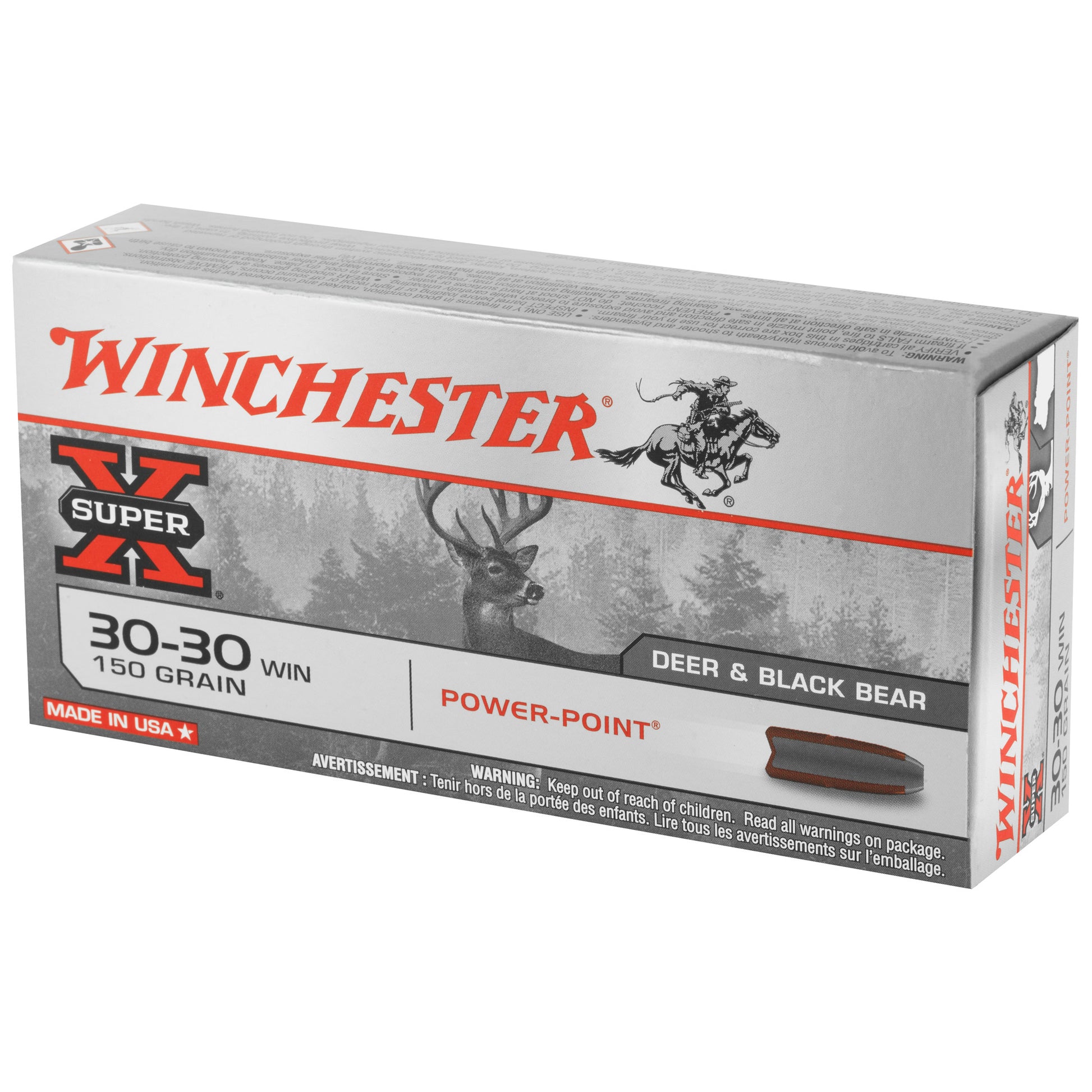Winchester Ammunition Super-X Power Point 30-30 Winchester 150 Grain Ammunition (20 Rounds per Box)