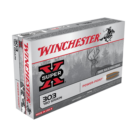 Winchester Ammunition Super-X Power-Point .303 British, 180 Grain - 20 Rounds