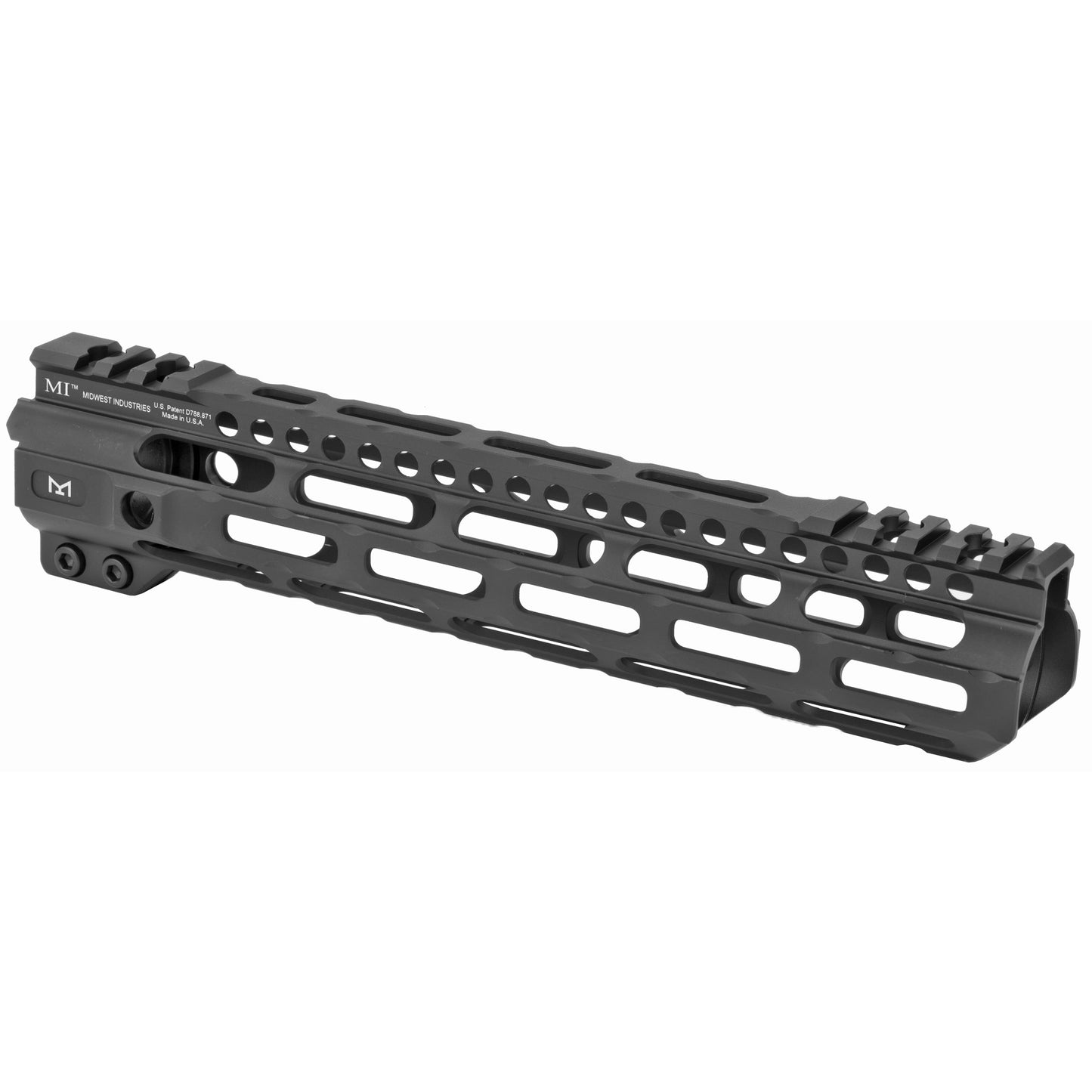 Midwest Industries Combat Rail Lightweight Series Handguard * 10.5 Inches, M-LOK & Picatinny Rail, Black
