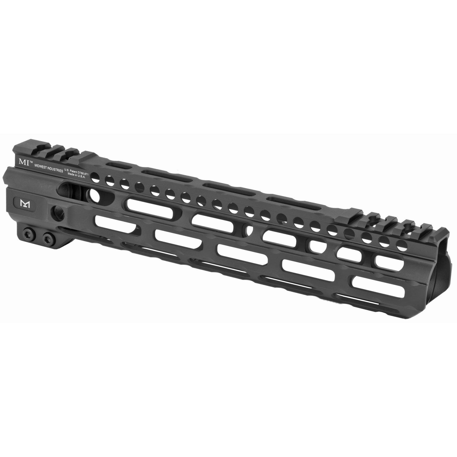 Midwest Industries Combat Rail Lightweight Series Handguard * 10.5 Inches, M-LOK & Picatinny Rail, Black