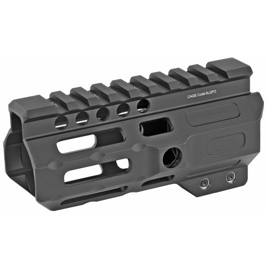 Midwest Industries Combat Rail Series Handguard - 4.5-inch M-LOK and Picatinny Rail, Black