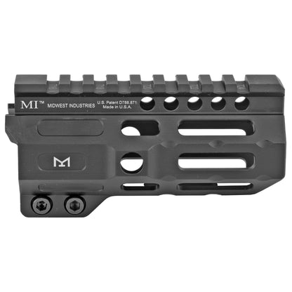 Midwest Industries Combat Rail Series Handguard - 4.5-inch M-LOK and Picatinny Rail, Black