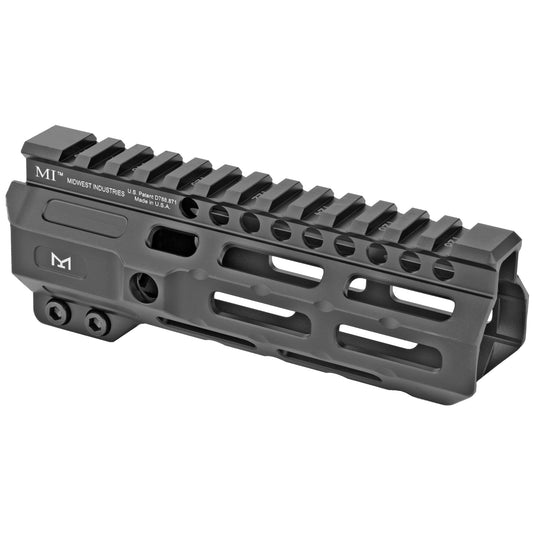 Midwest Industries Combat Rail M-Lok Handguard for AR-15 - Model MI-CRM6, 6-inch Black
