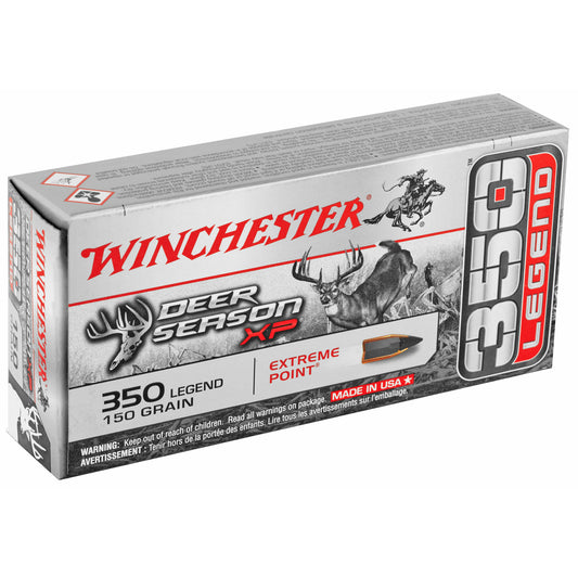 Winchester Ammunition Deer Season XP 350 Legend 150-Grain Polymer Tip Ammo (20 Rounds Per Box)