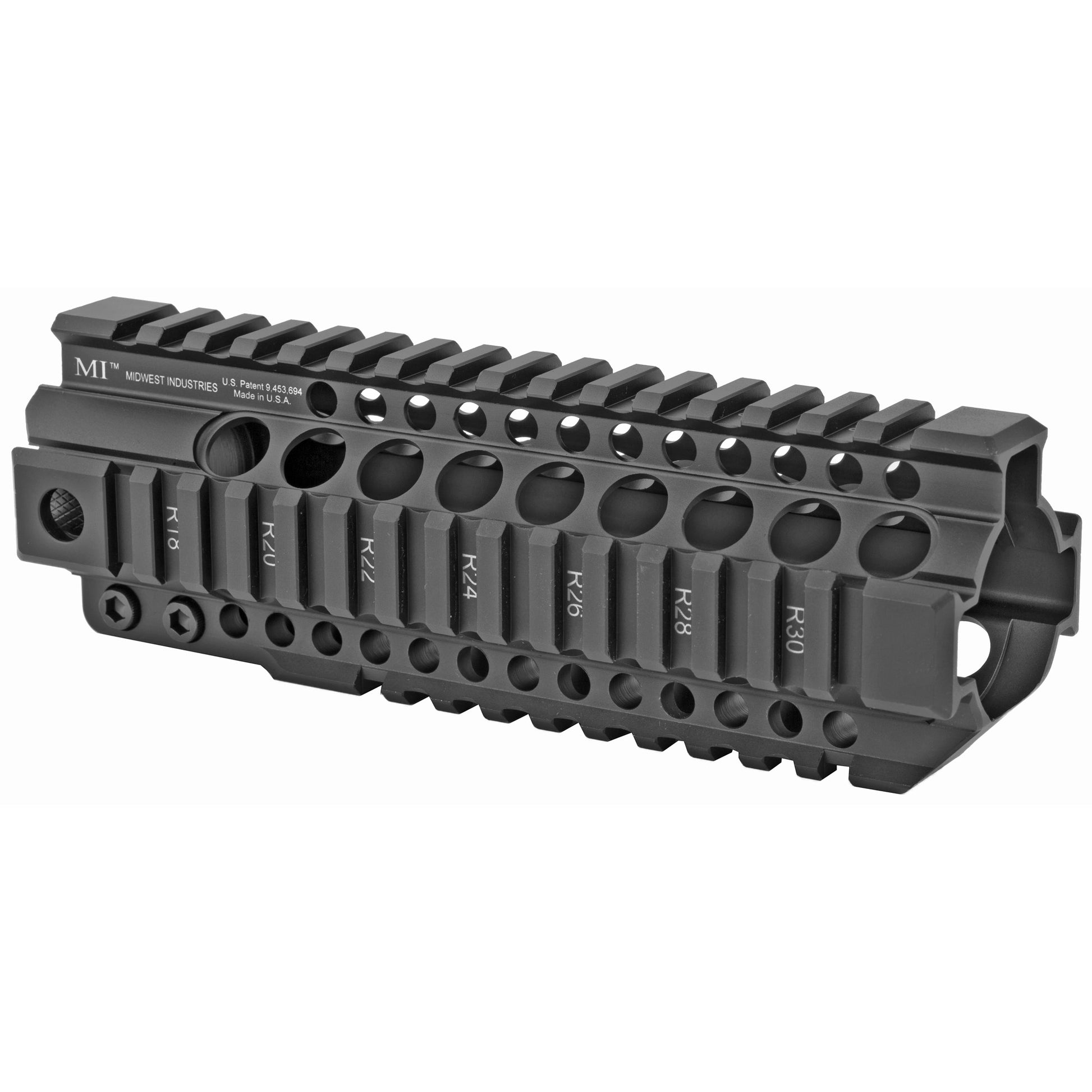 Midwest Industries MI-CRT7.25 Combat Rail Handguard * 7.25-inch Black Free-Float System with Mil-Spec Picatinny Rails