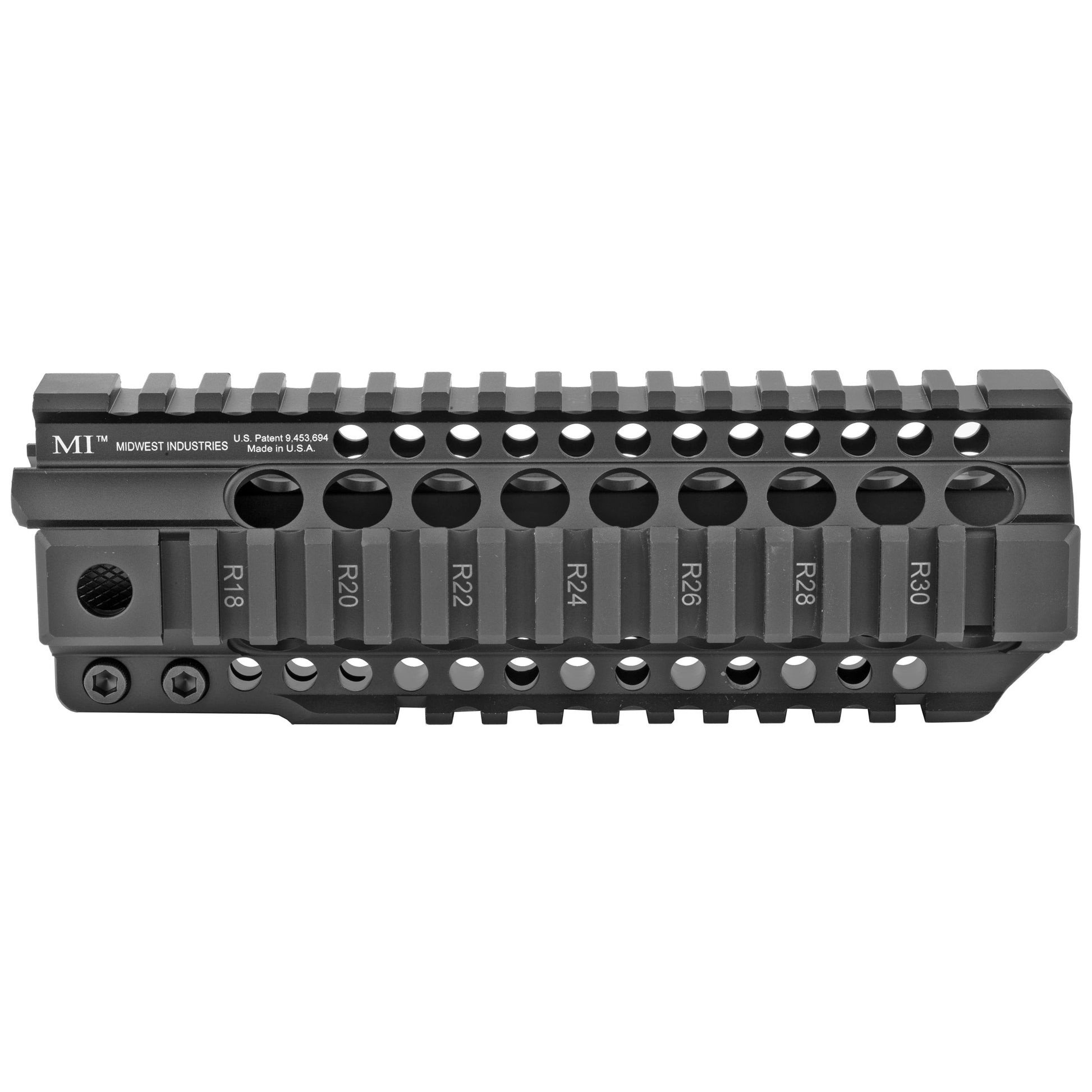 Midwest Industries MI-CRT7.25 Combat Rail Handguard * 7.25-inch Black Free-Float System with Mil-Spec Picatinny Rails