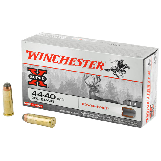 Winchester Ammunition Super-X Power-Point .44-40 Winchester 200-Grain Ammunition, 50-Round Box