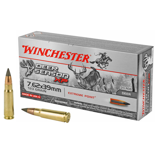 Winchester Ammunition Deer Season XP 7.62x39mm 123 Grain Polymer Tip * 20 Rounds Per Box
