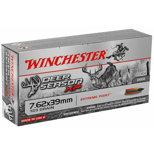 Winchester Ammunition Deer Season XP 7.62x39mm 123 Grain Polymer Tip * 20 Rounds Per Box