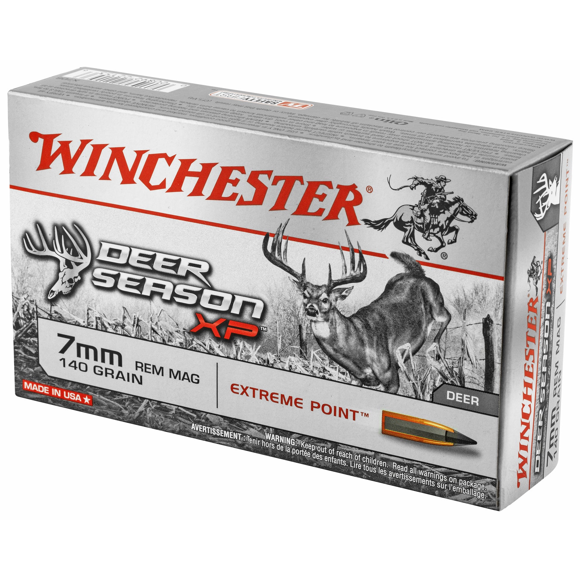 Winchester Ammunition Deer Season XP 7mm Remington 140-Grain Polymer Tip Bullets (20 Rounds per Box)