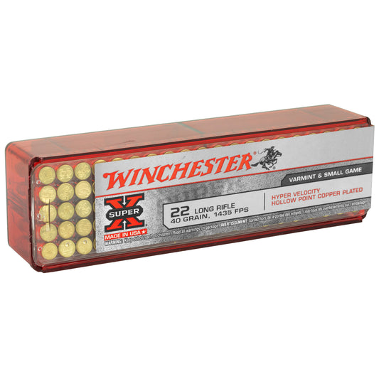 Winchester Ammunition Hyper Velocity .22 LR Hollow Point 40 Grain, 100 Rounds per Box
