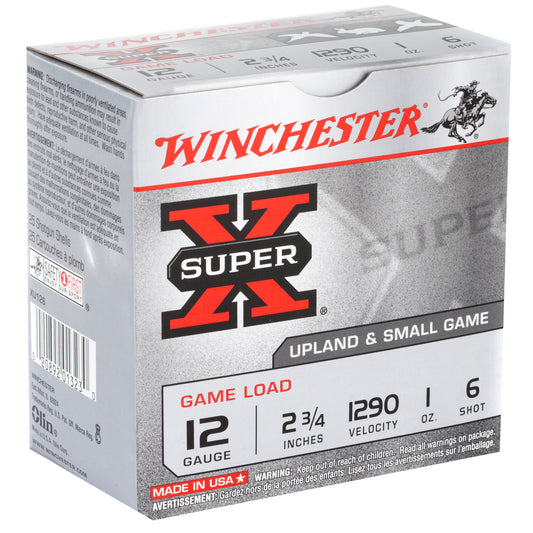 Winchester Ammunition Super-X 12 Gauge Shotshells * 1 oz #6, 25 Rounds