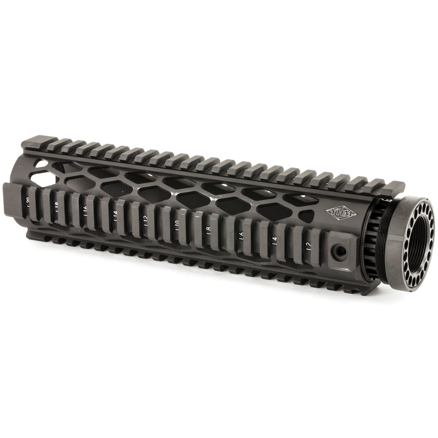 Yankee Hill Machine Co YHM-9633-DX Diamond Series Mid-Length Forearm * Black, 9.2 Inches